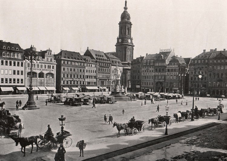 Altmarkt i Dresden, 1906.